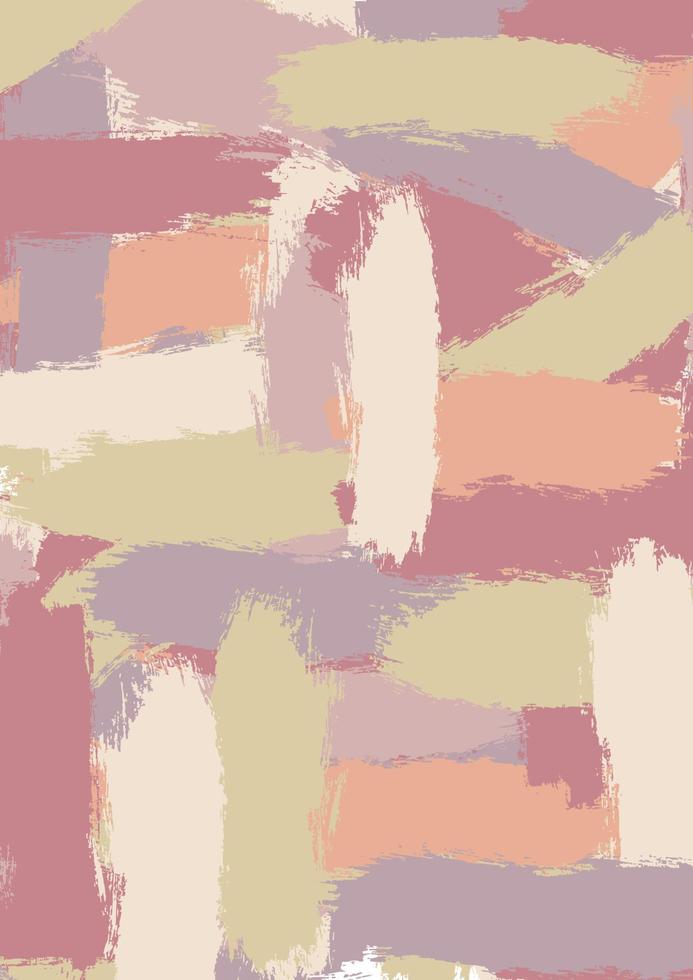 abstract brushed warmed pastels color background vector