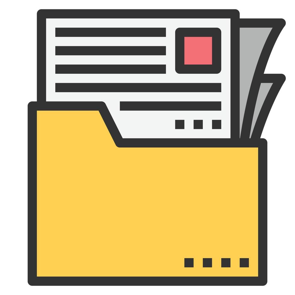 portfolio Icon vector illustration , business