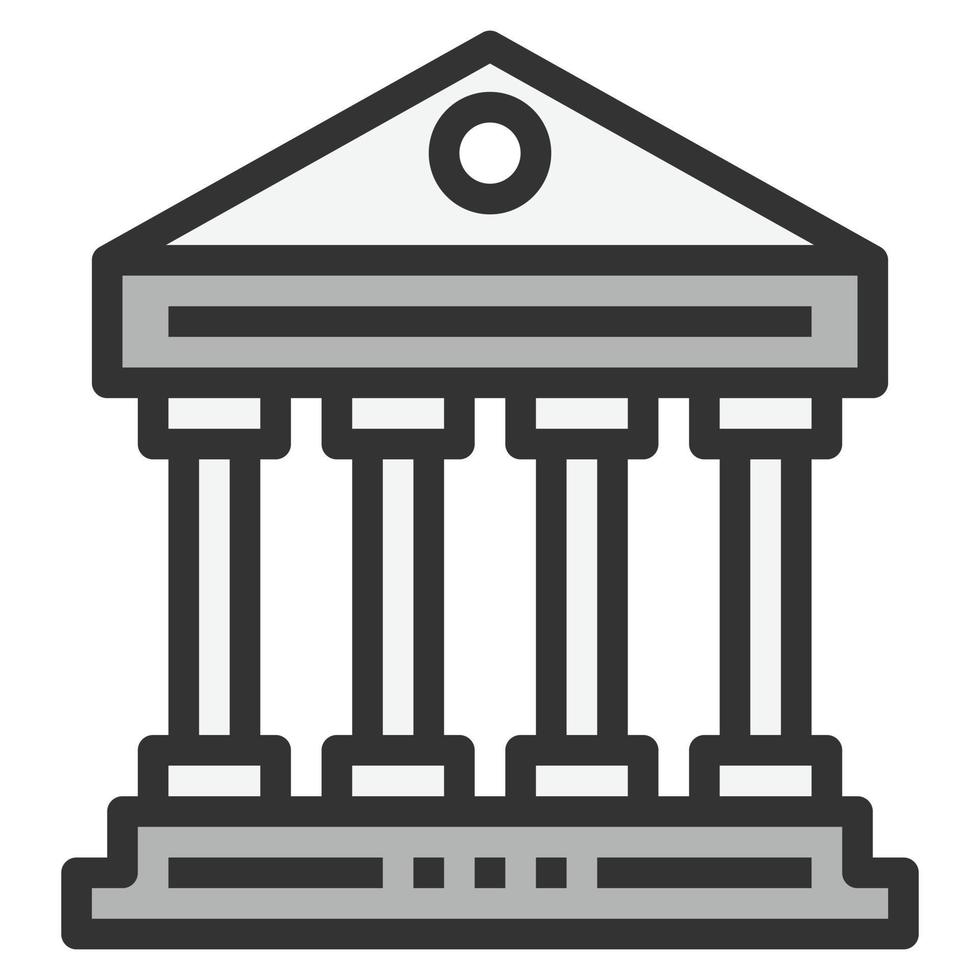 MUSEUM Icon Vector Symbol  Simple Design For Using In Graphics Web Report Logo Infographics