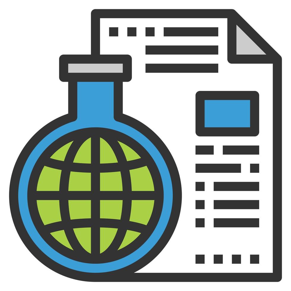 GLOBAL RESEARCH Icon Vector Business Symbol