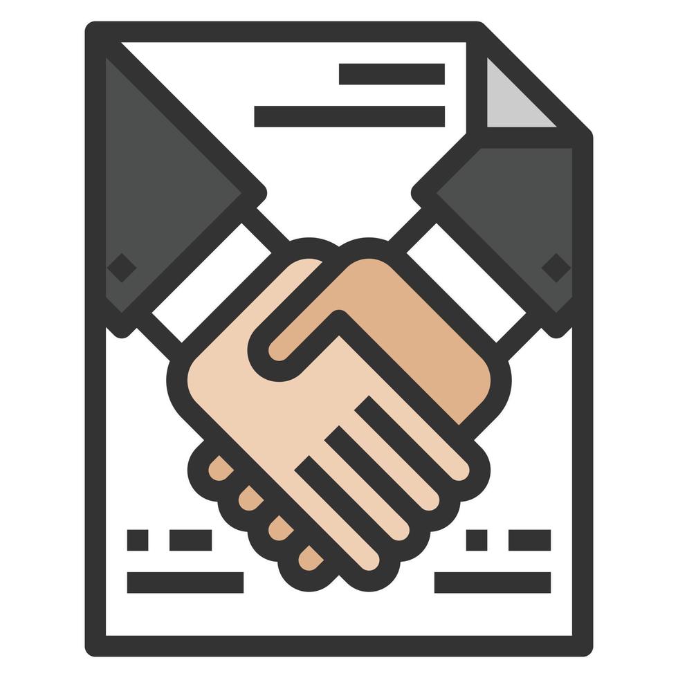 agreement Icon vector illustration , business