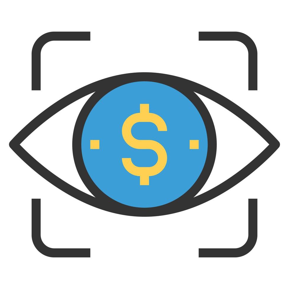 vision Icon vector illustration , business