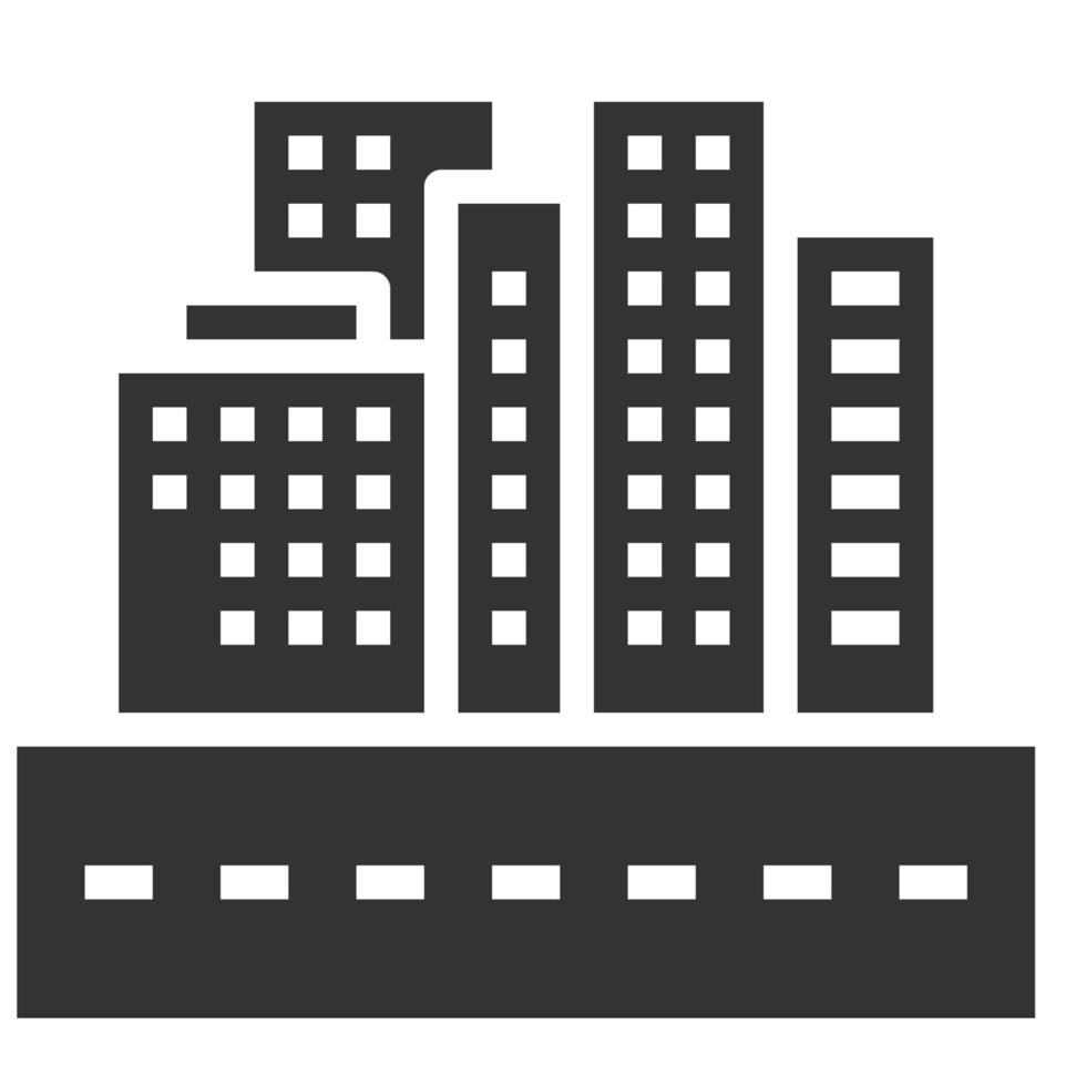 icono de calle vector símbolo diseño simple para usar en gráficos web informe logotipo infografía