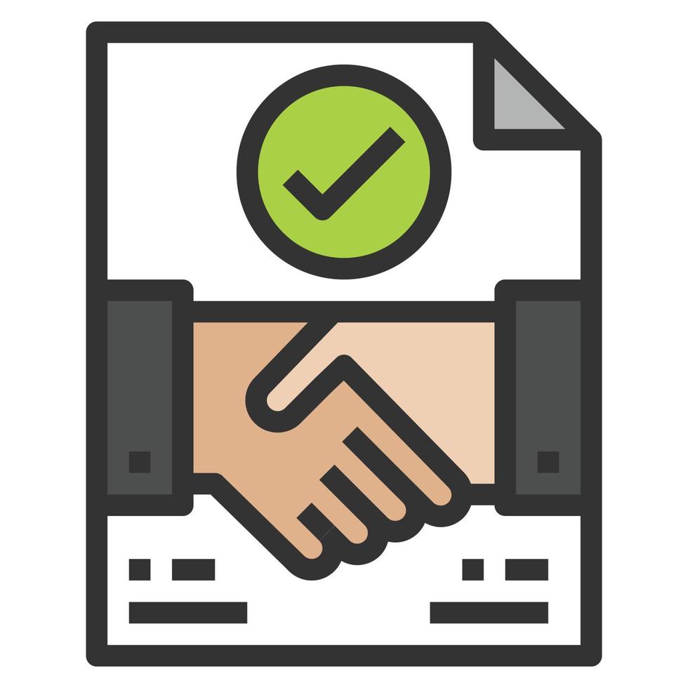 deal Icon vector illustration , business