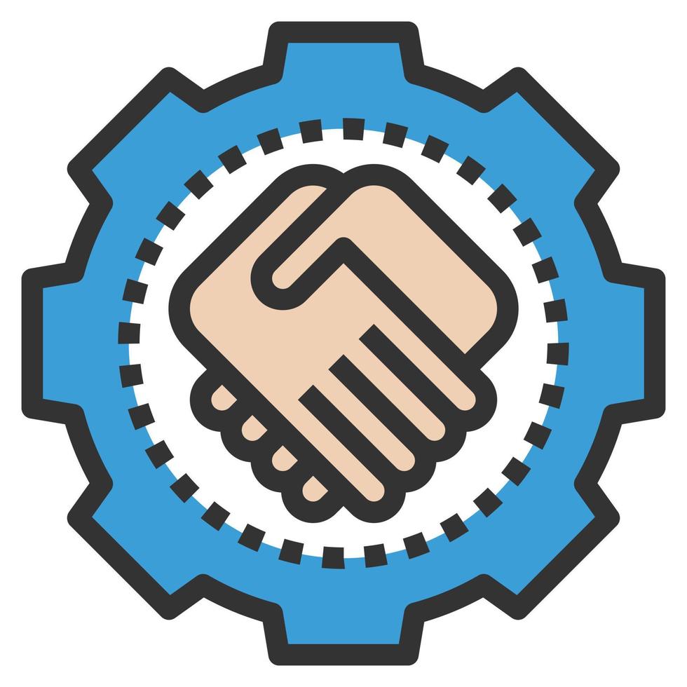 together Icon vector illustration , business