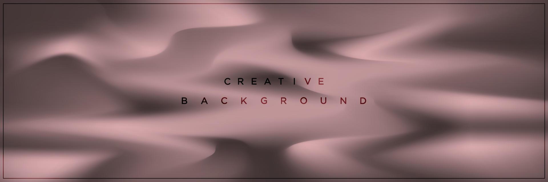 Modern abstract brown fluid banner background design vector