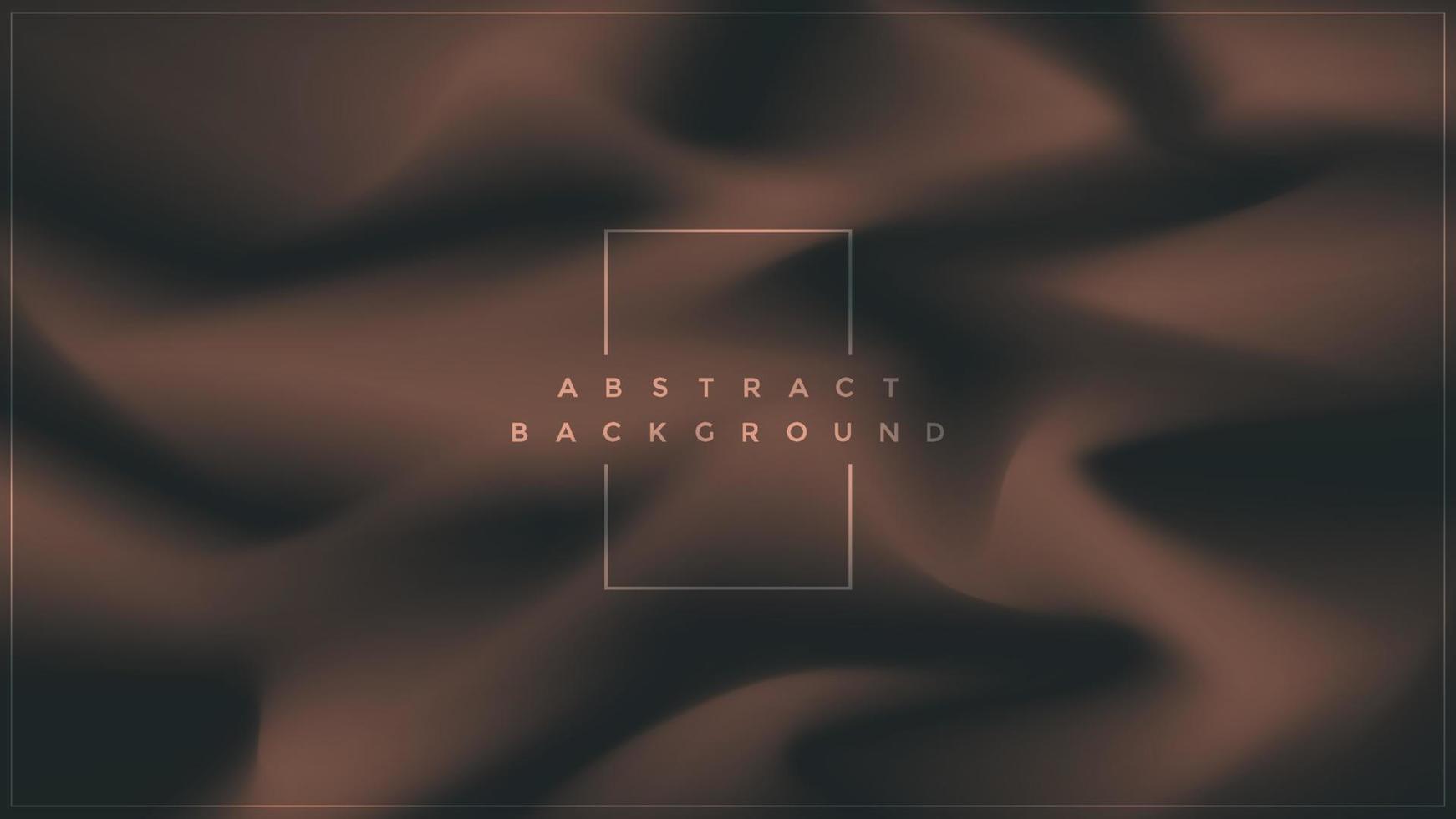 Modern abstract brown fluid background design vector
