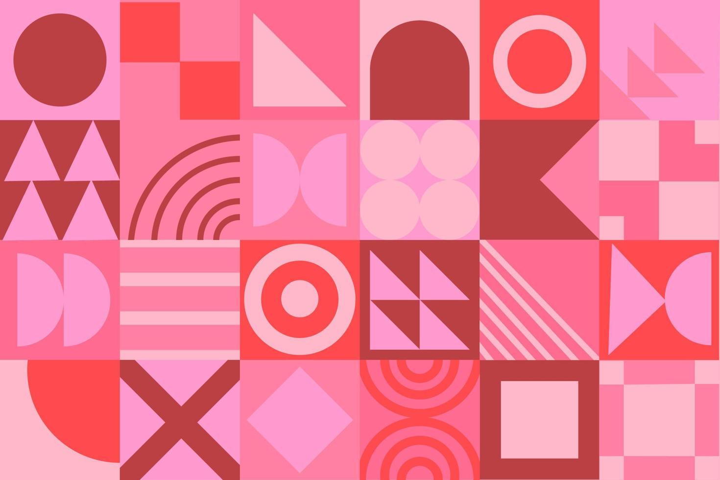 abstract background in neo geo style vector