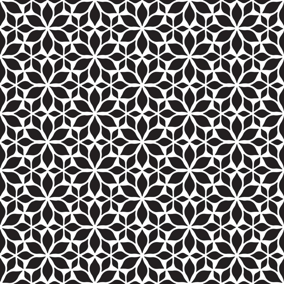 Seamless Floral Pattern Vector Ornament Background