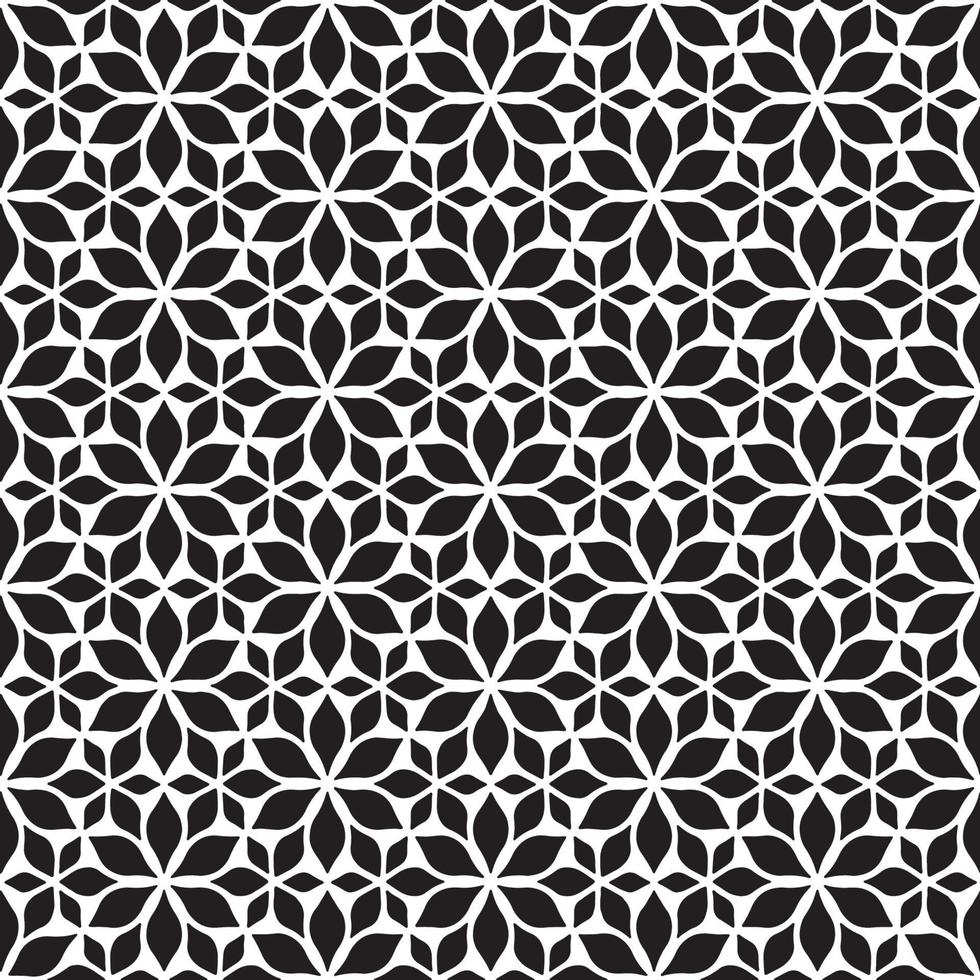 Seamless Floral Pattern Vector Ornament Background