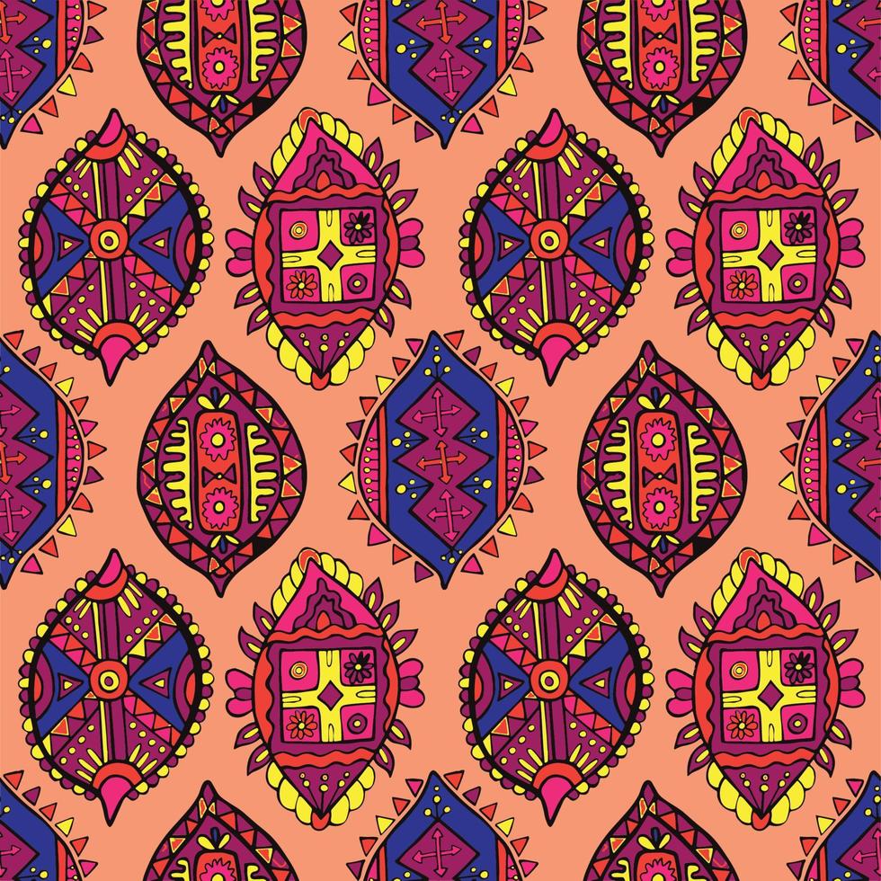 Abstract seamless pattern Wallpaper africaine vector
