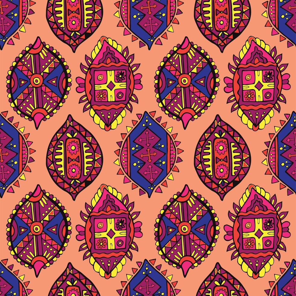 Abstract seamless pattern Wallpaper africaine vector