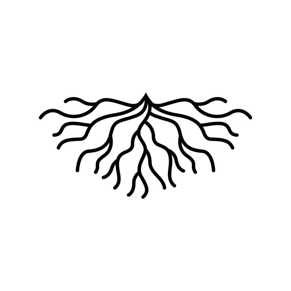 root  logo icon design vector