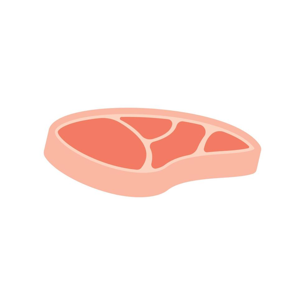 steak logo icon design vector