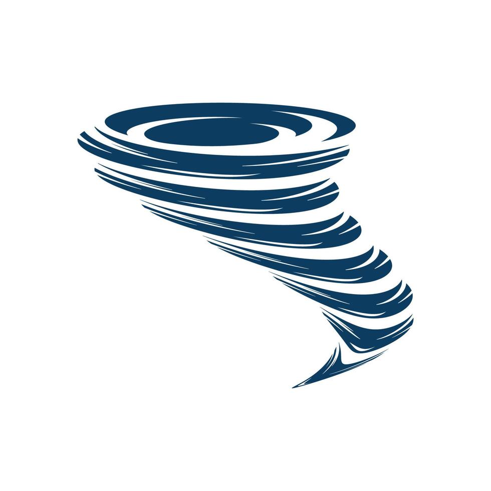 tornado tornado logotipo icono diseño vector