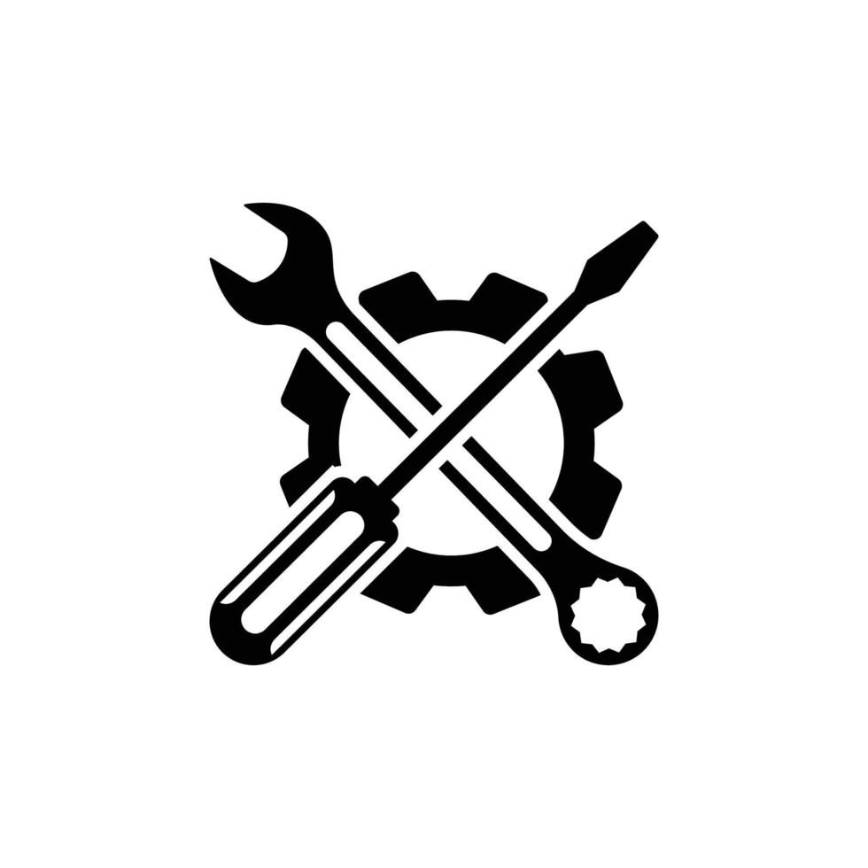 mechanic tool logo icon design vector