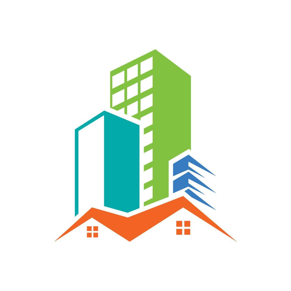 real estate logo icon design template vector