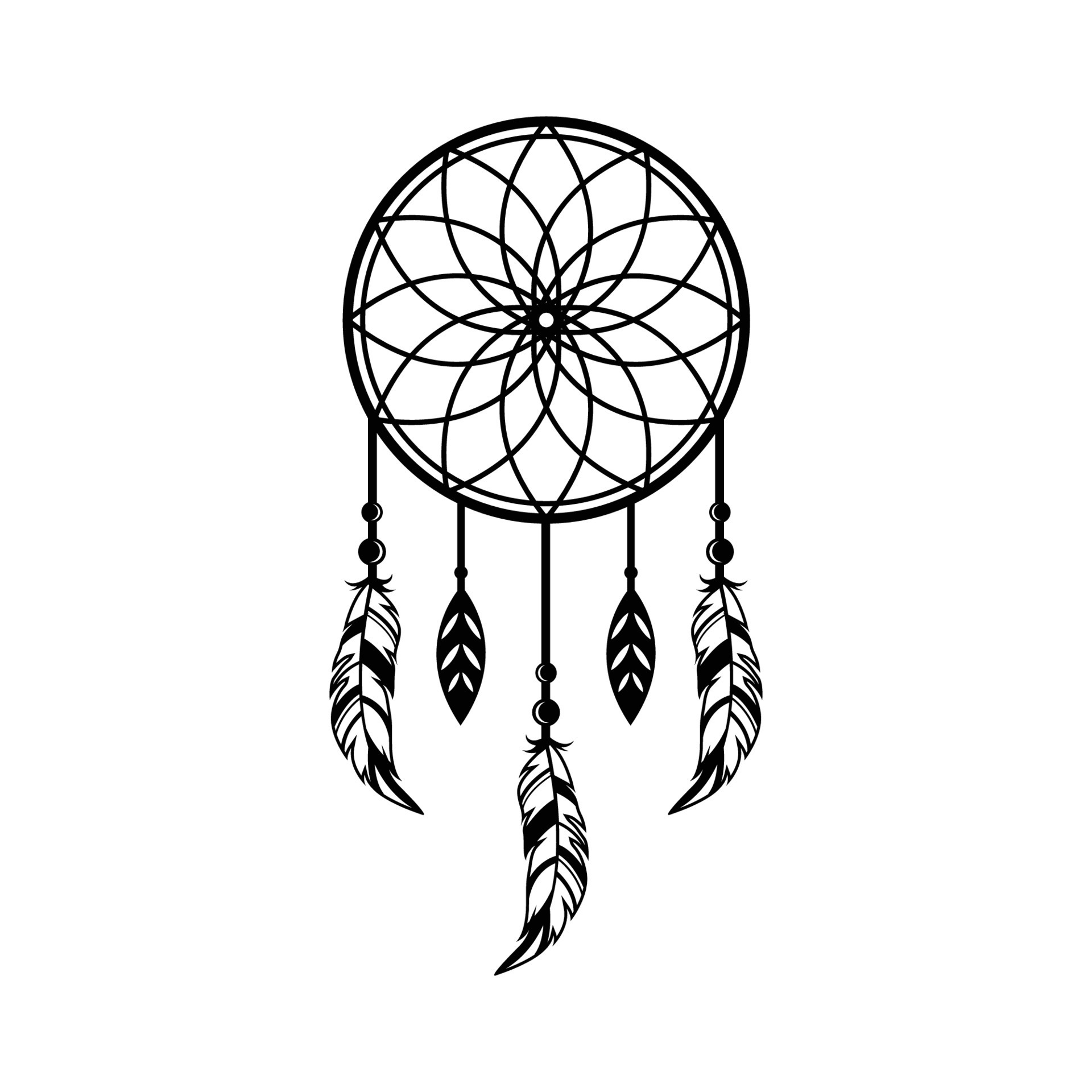 Dream Catcher Logo Icon Design Template Vector 8325952 Vector Art At