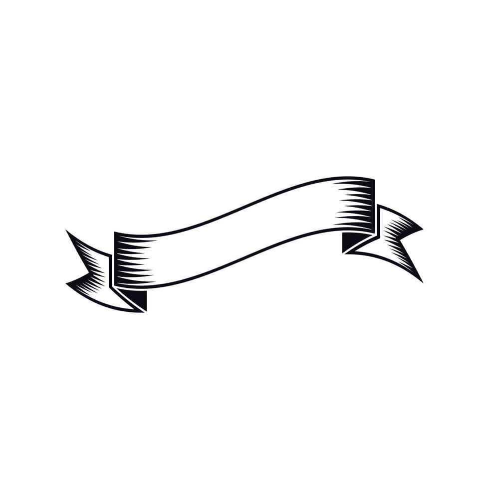 ribbon icon design vector