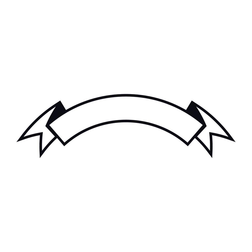 ribbon icon design vector