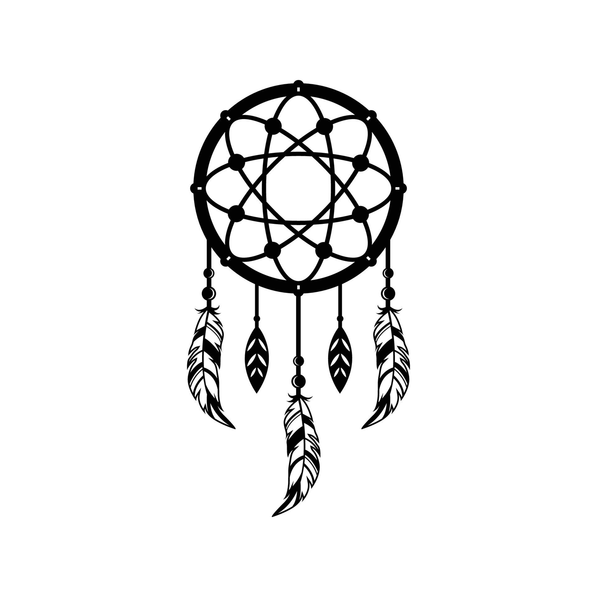 Dream Catcher Logo Icon Design Template Vector 8326042 Vector Art At