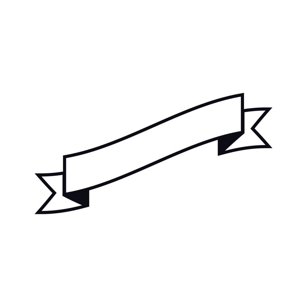 ribbon icon design vector