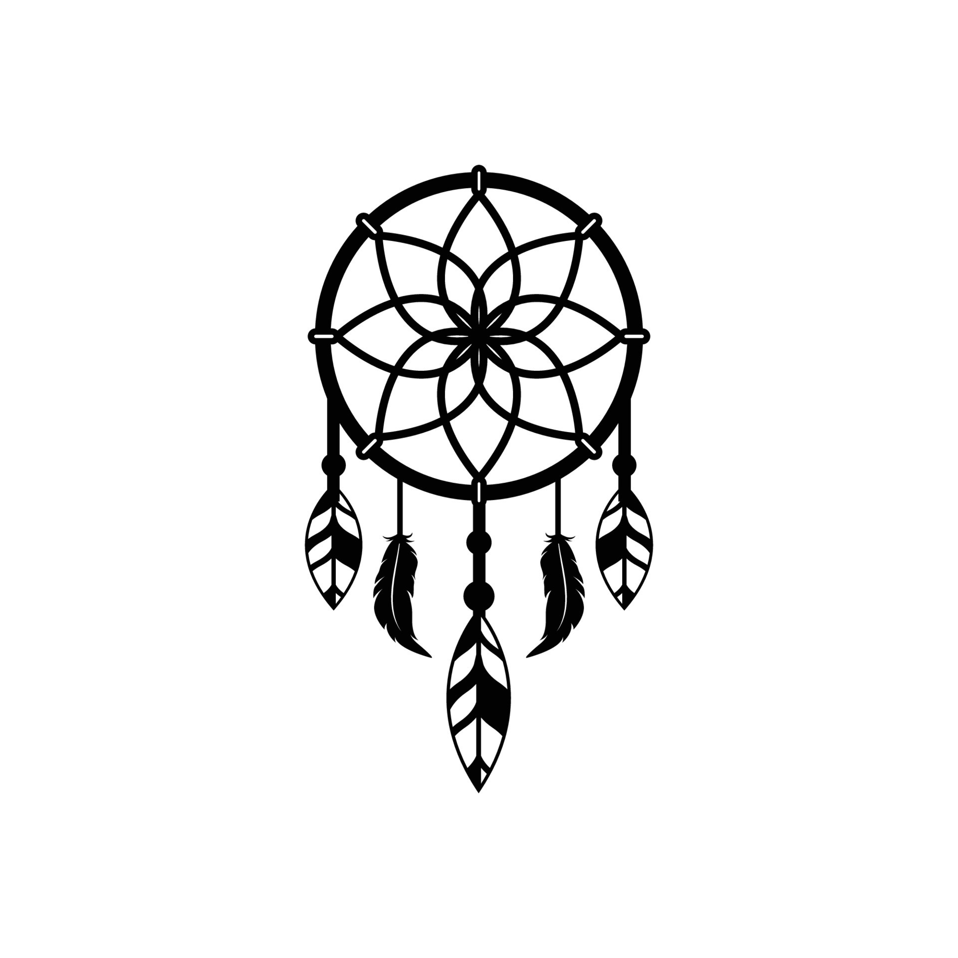 Dream Catcher Logo Icon Design Template Vector 8326111 Vector Art At