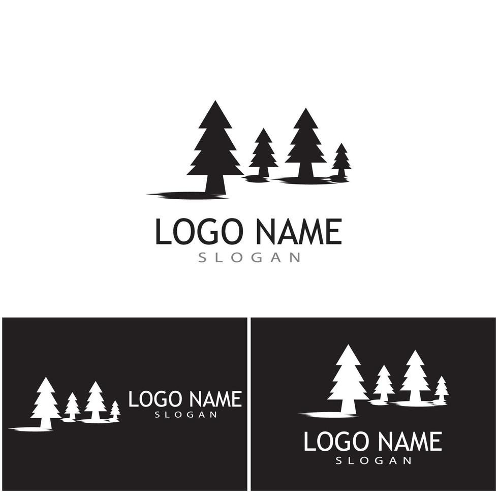 Christmas tree Logo Template vector symbol nature