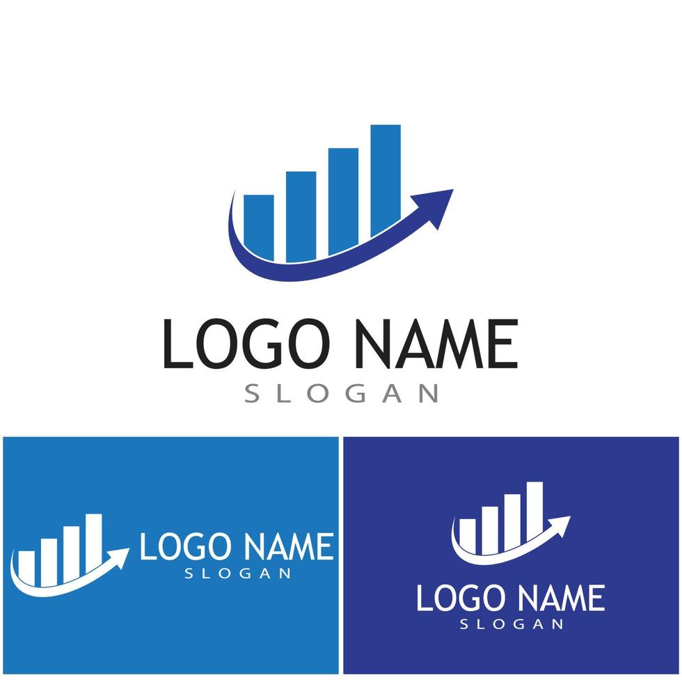 vector de plantilla de logotipo profesional de finanzas comerciales