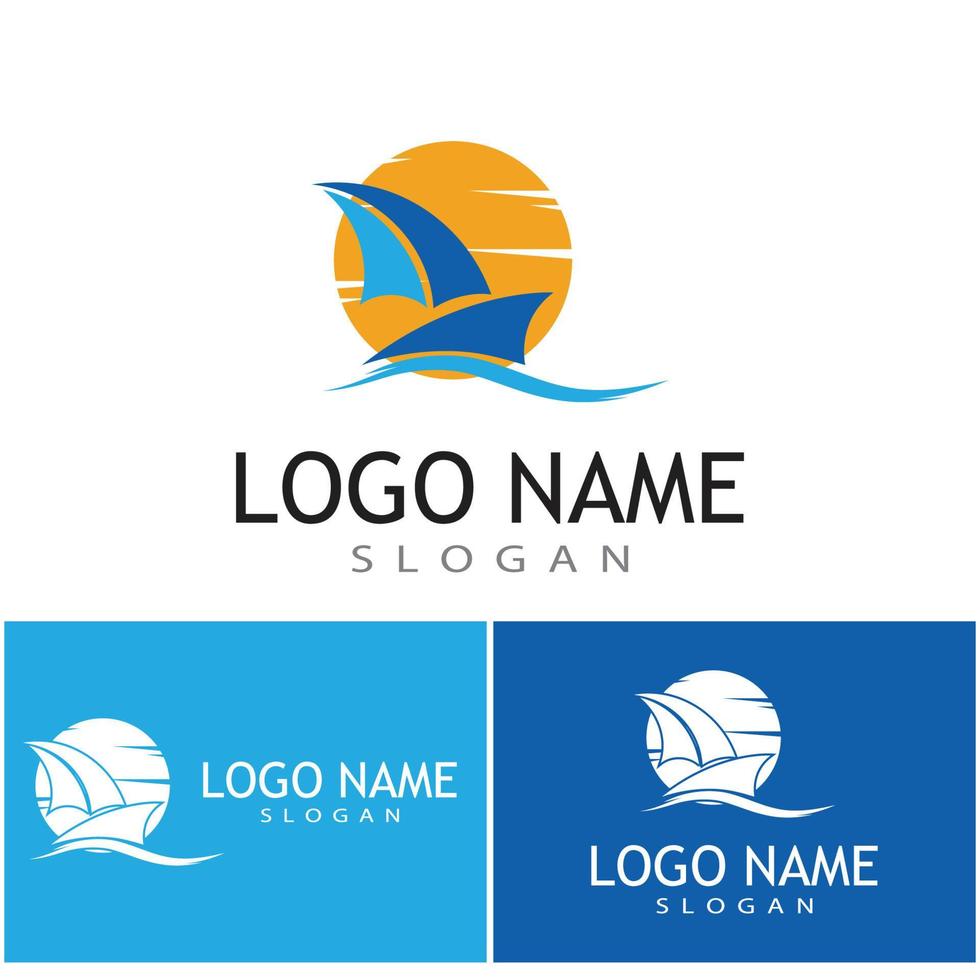 Ocean cruise liner ship silhouette simple linear vector