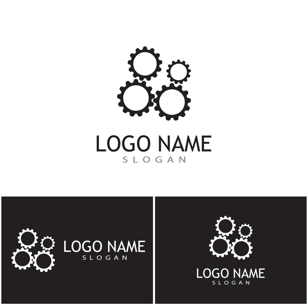 Gear Logo Template vector icon illustration design