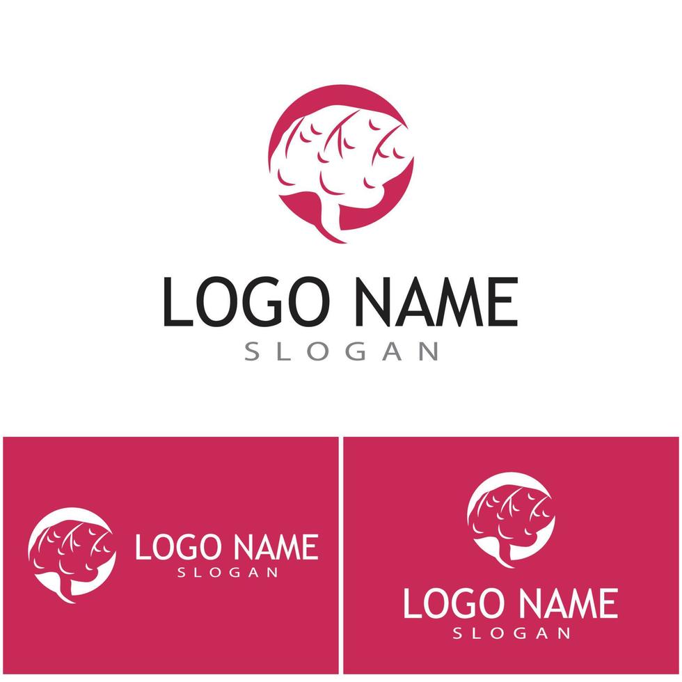 Health Brain vector illustration icon template design
