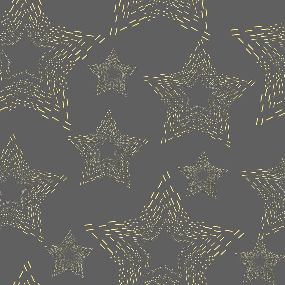 shining stars fireworks in the night sky vector seamless pattern
