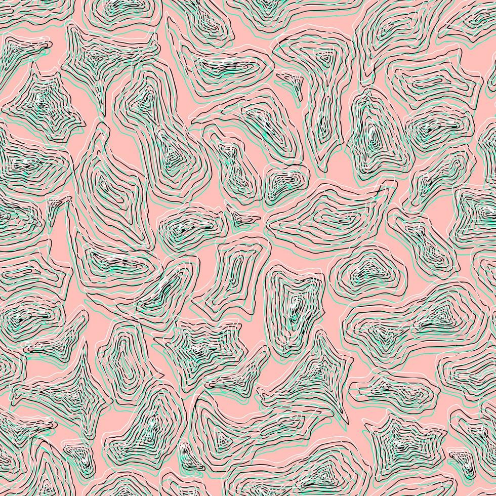 abstract vector seamless pattern with sketch lines