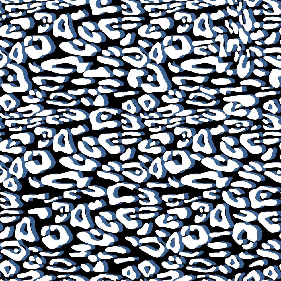 Abstract leopard skin vector seamles pattern.  irregular brush spots and  backgrounds. Abstract wild animal skin print. Simple irregular geometric design.