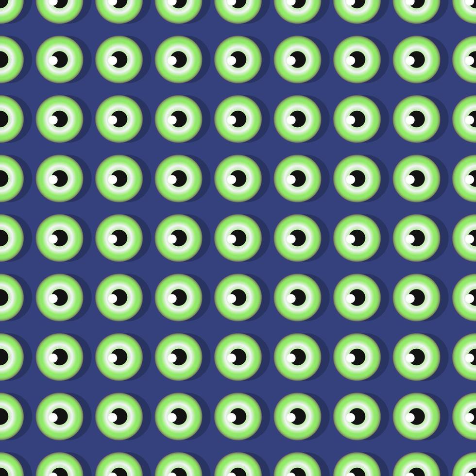 open eyes repeating vector seamless pattern