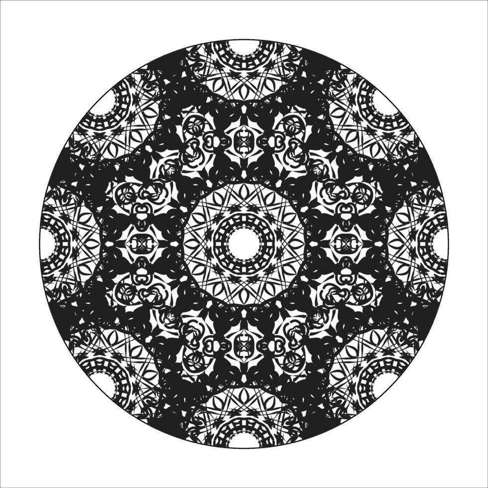 Hand drawn mandala. decoration in ethnic oriental  doodle ornament. vector