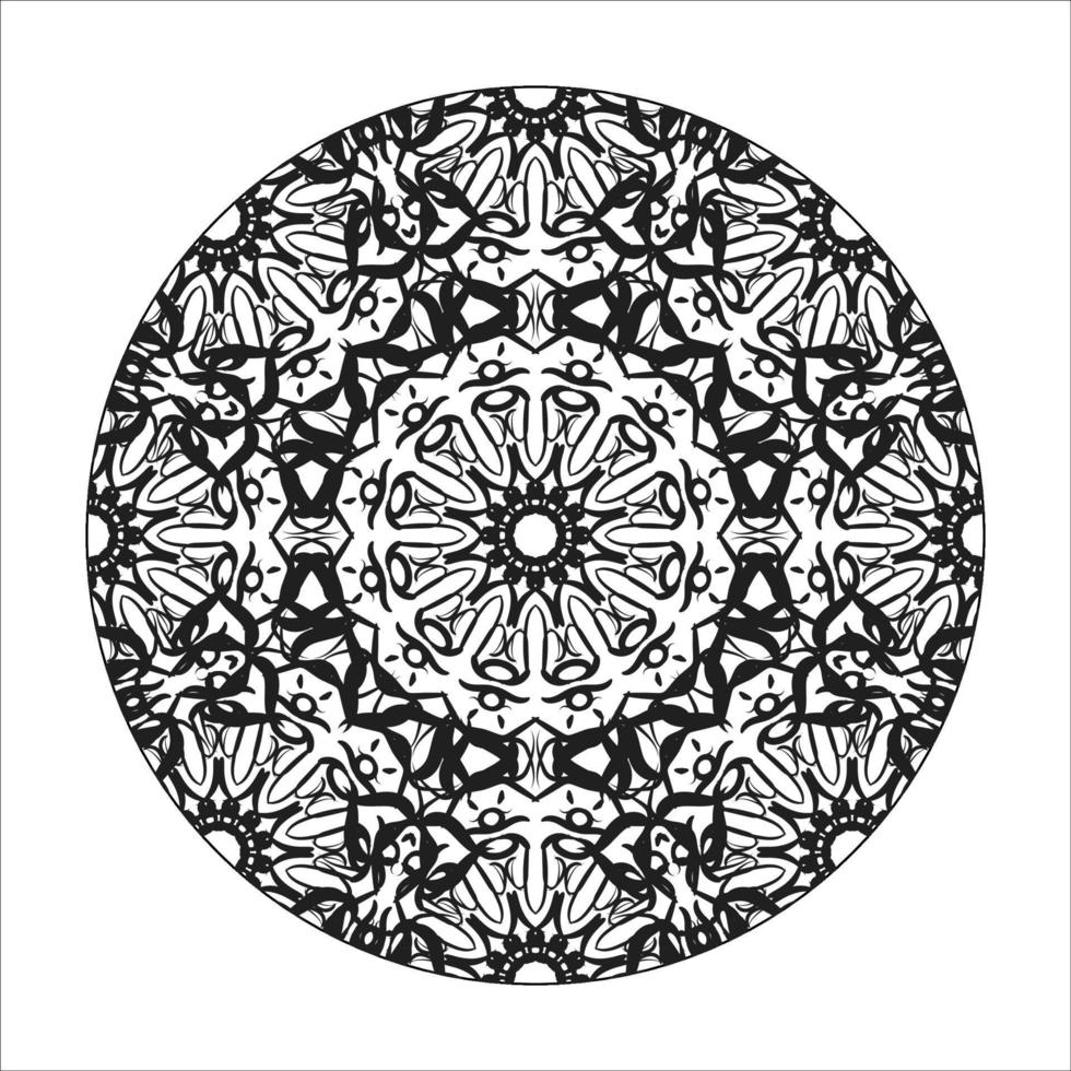 Hand drawn mandala. decoration in ethnic oriental  doodle ornament. vector