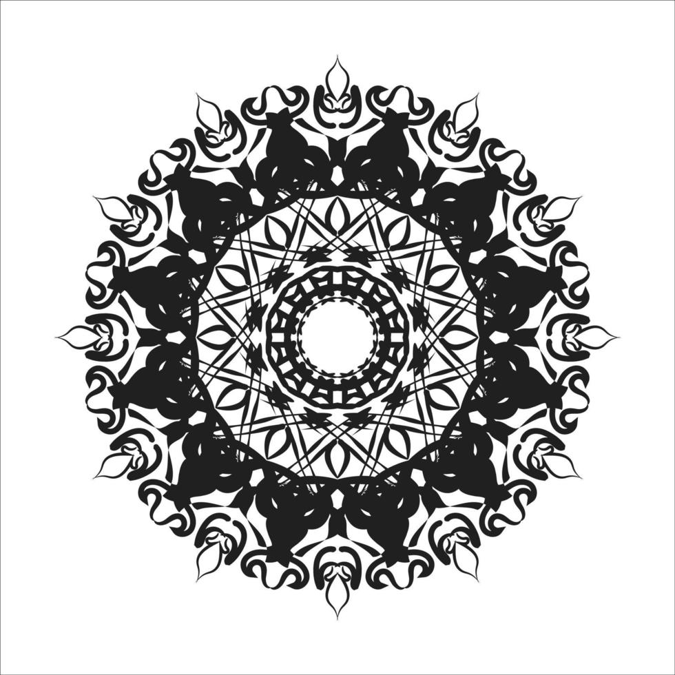 Hand drawn mandala. decoration in ethnic oriental  doodle ornament. vector