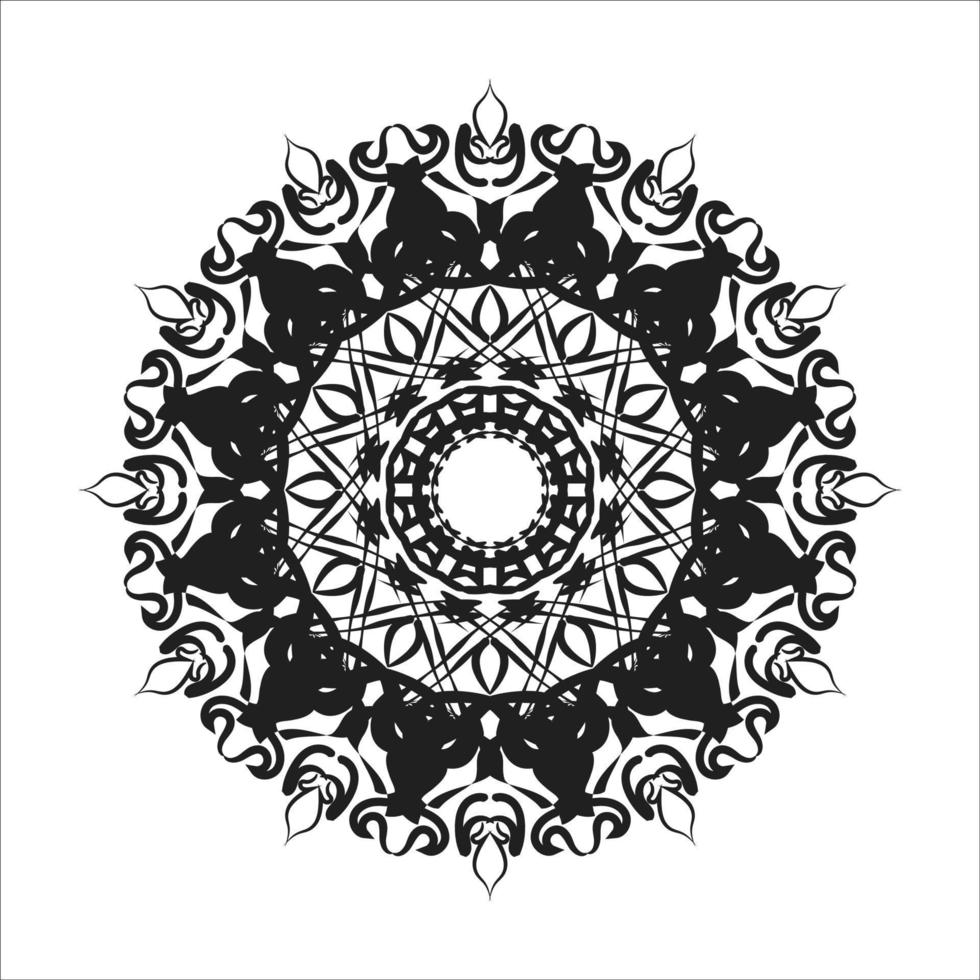 Hand drawn mandala. decoration in ethnic oriental  doodle ornament. vector