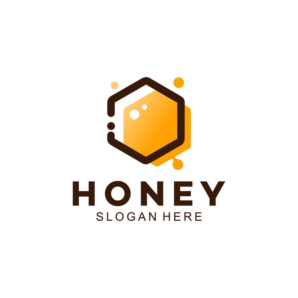 honey logo vector template illustration