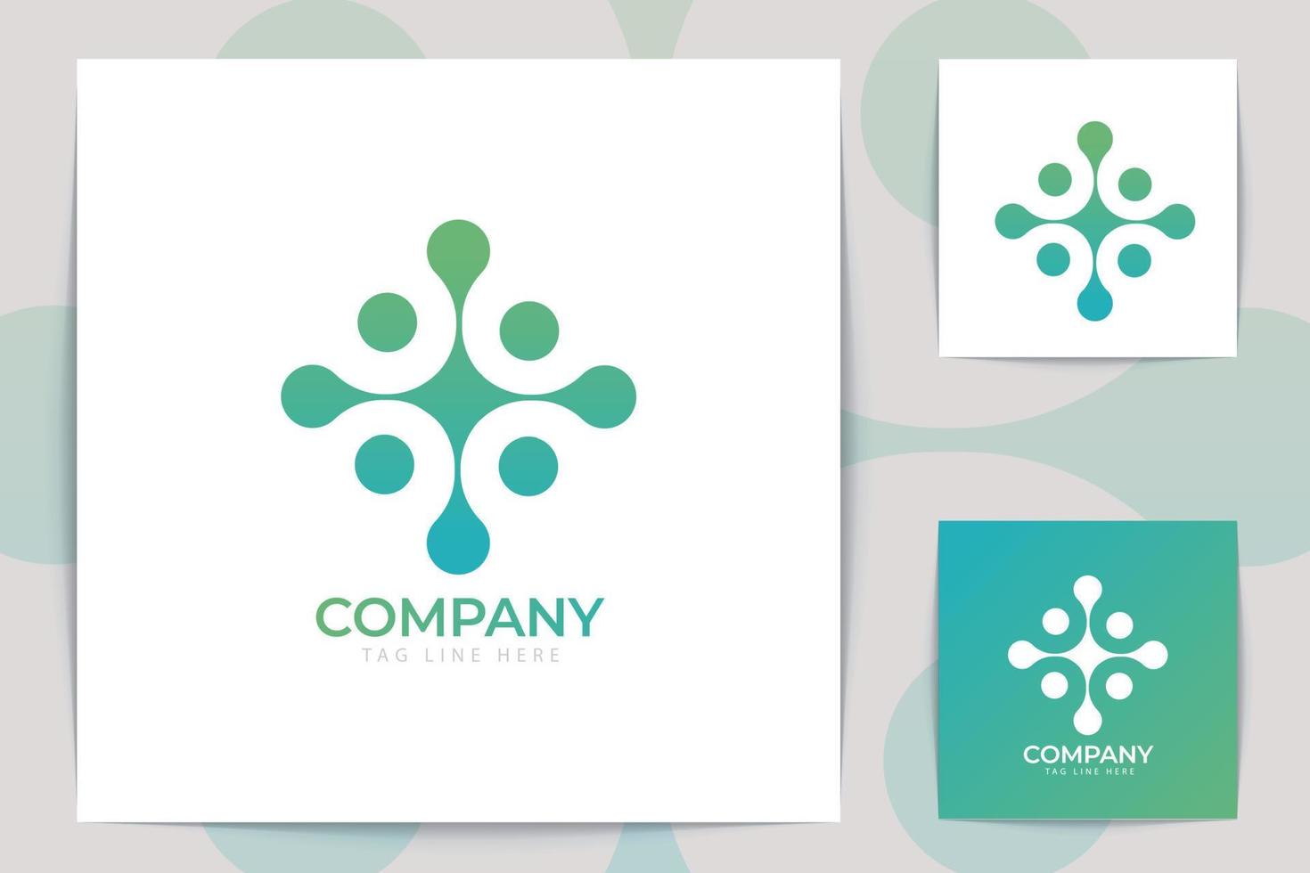 Creative technology logo Template With  Premium Vector. Logo icon And Gradient Colour. vector