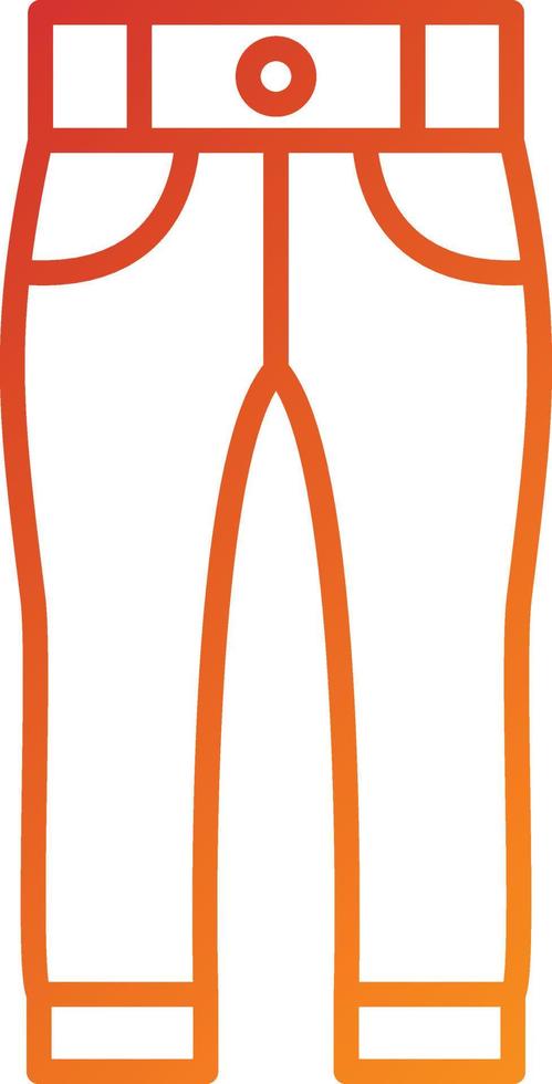 Pants Icon Style vector