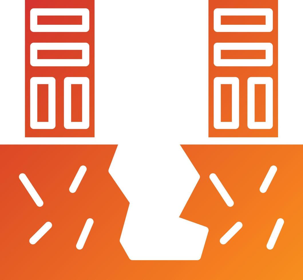 Land Sink Icon Style vector