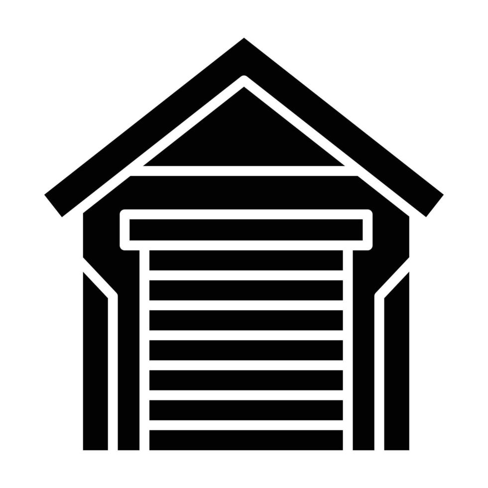 Garage Icon Style vector