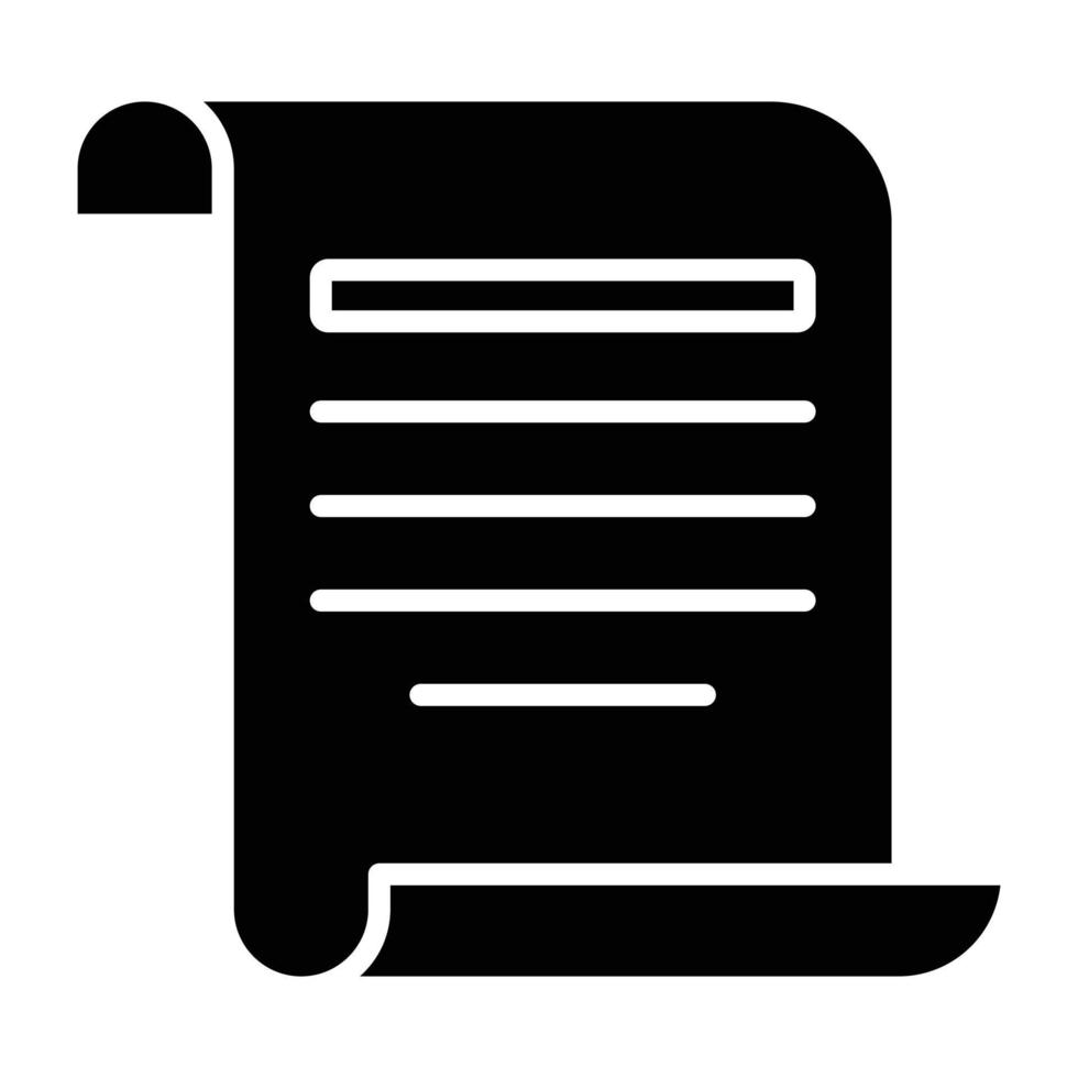 Pirate Scroll Icon Style vector