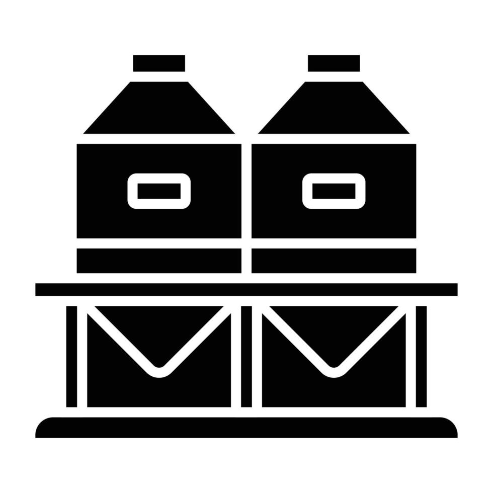 Silo Icon Style vector