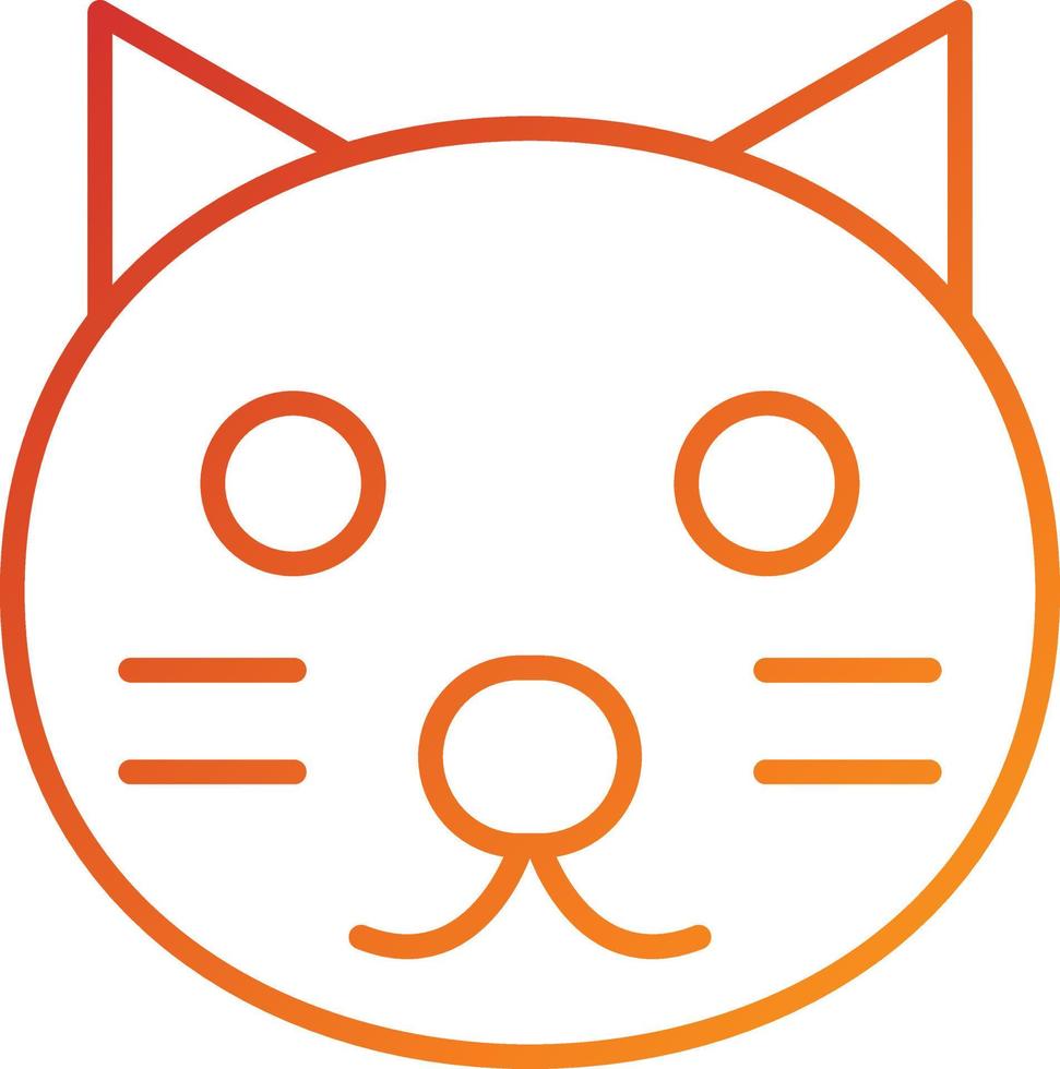 Cat Icon Style vector