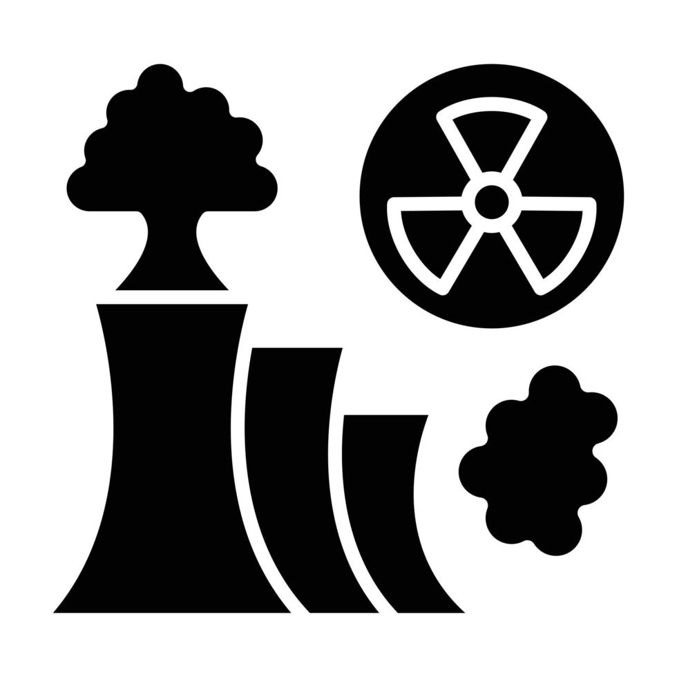 Pollution Icon Style vector