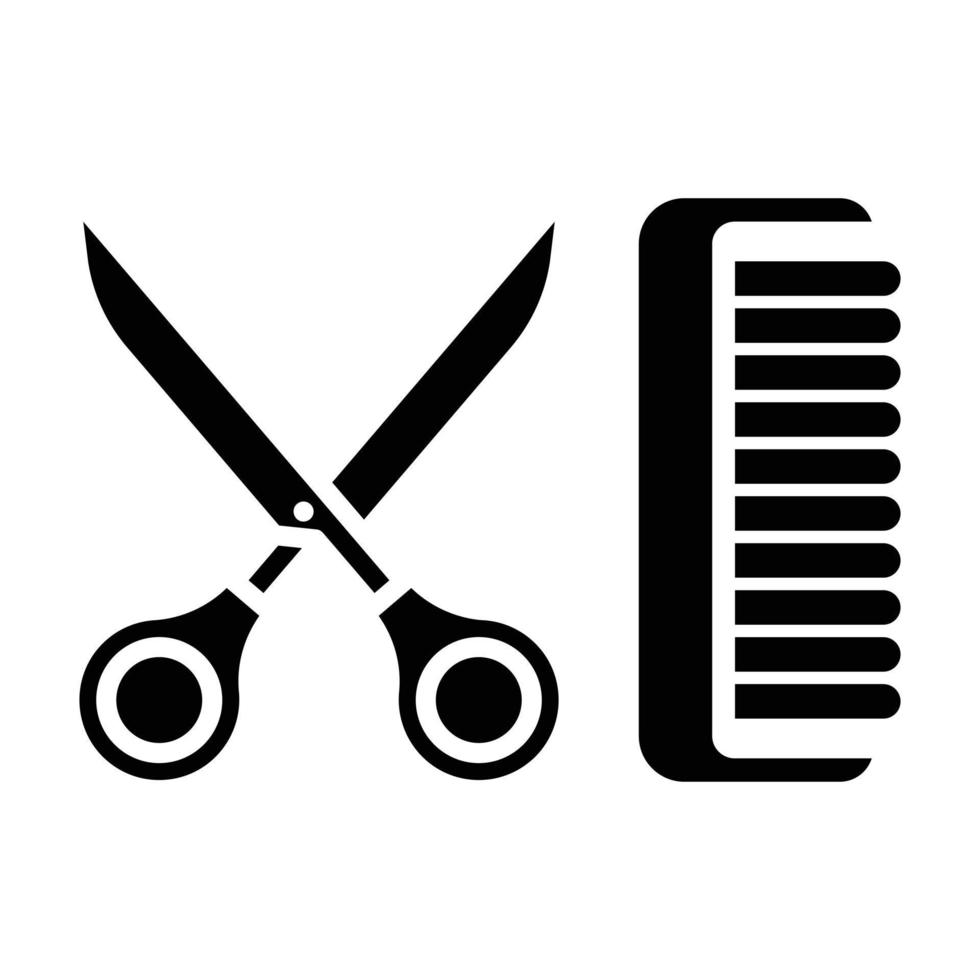 Hair Tools Icon Style vector